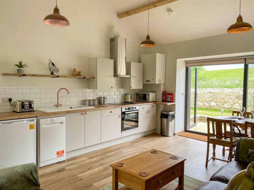 Open plan living space | The Dairy - Cooks Castle Farm, Wroxall, near Ventnor