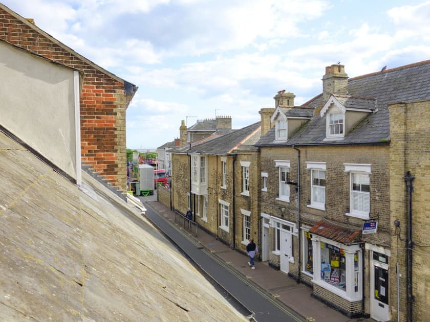 View from twin bedroom window | The Photographer’s House, Southwold