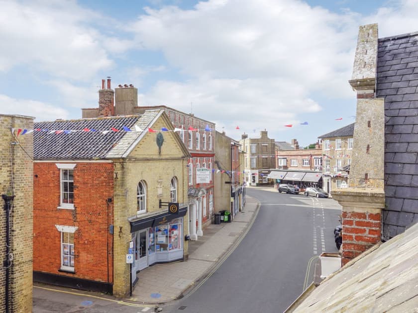 View from twin bedroom window | The Photographer’s House, Southwold