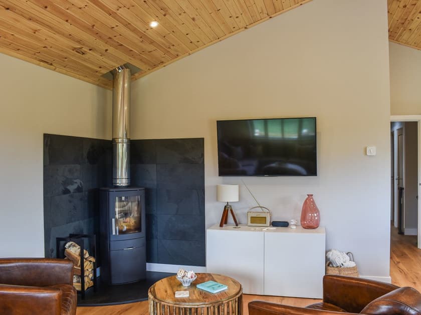 Living area | Meadowside Lodges- Hobby Lodge - Meadowside Lodges, St Columb, near Padstow