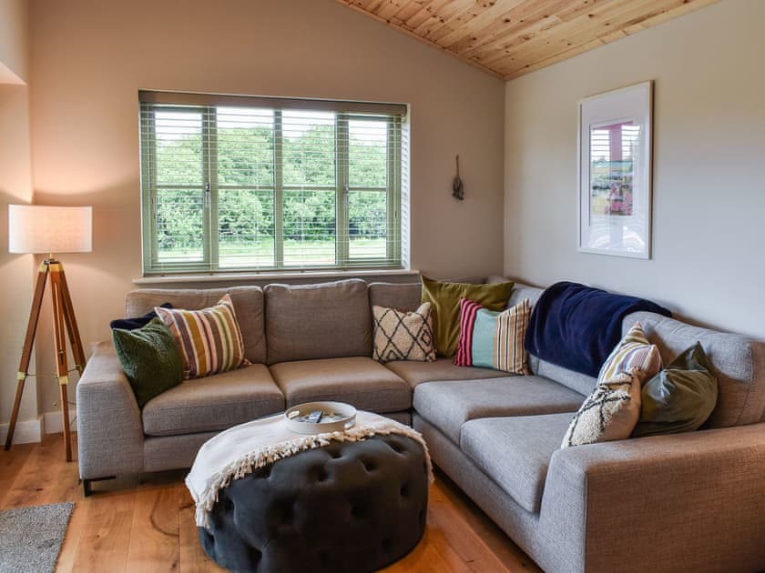 Living area | Meadowside Lodges- Hobby Lodge - Meadowside Lodges, St Columb, near Padstow