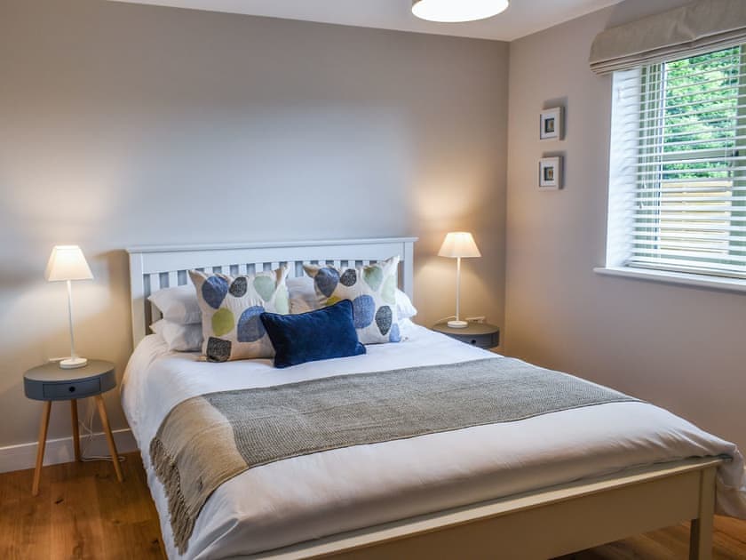 Double bedroom | Meadowside Lodges- Hobby Lodge - Meadowside Lodges, St Columb, near Padstow