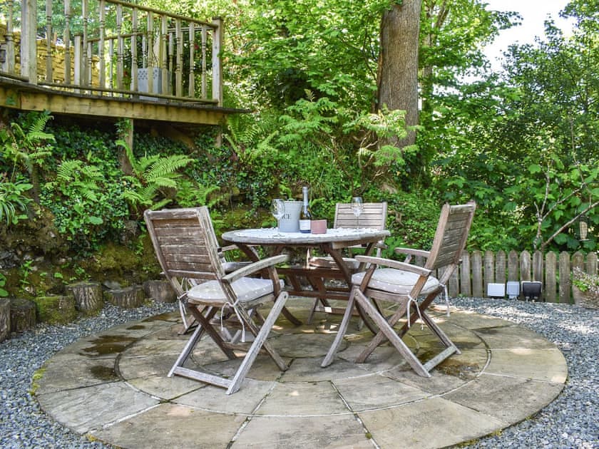 Patio | Woodland Retreat, Polbrock, Washaway
