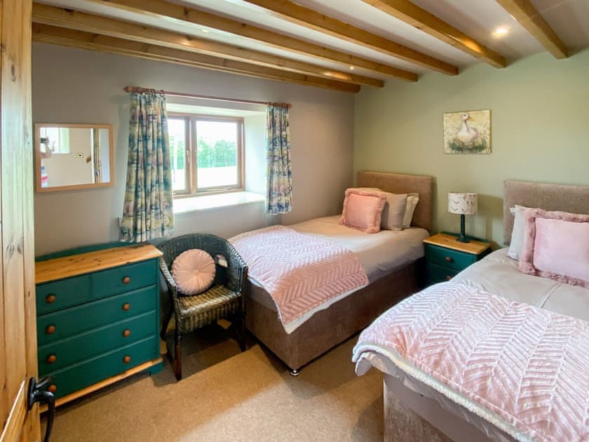 Twin bedroom | Ploughmans Cottage, Hawsker, near Whitby