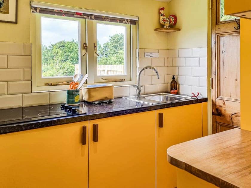 Kitchen area | Walnut Lodge, Launcherley, near Wells