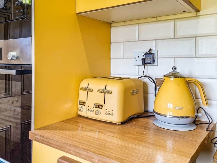 Kitchen area | Walnut Lodge, Launcherley, near Wells
