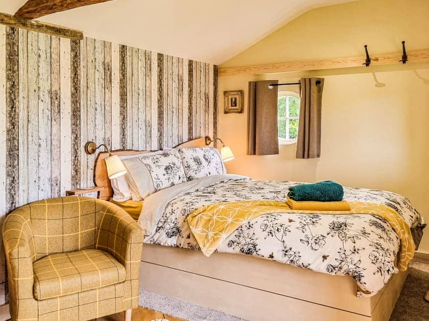 Sleeping area | Walnut Lodge, Launcherley, near Wells