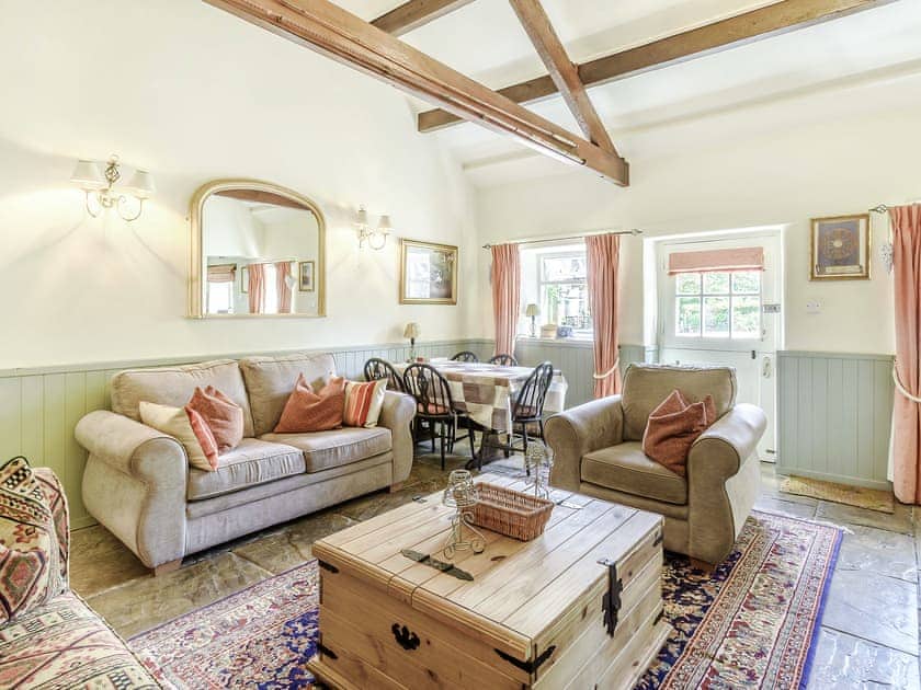 Living room/dining room | Stable Cottage - The Grange, West Burton, near Leyburn