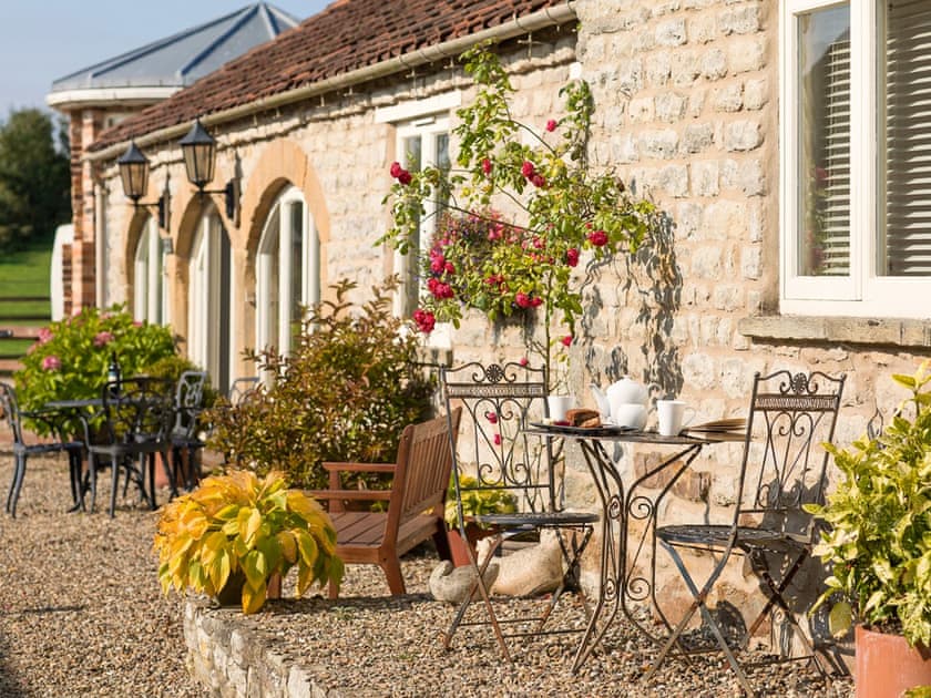 Outdoor area | Cruck - Loand House Court, Wrelton, near Pickering