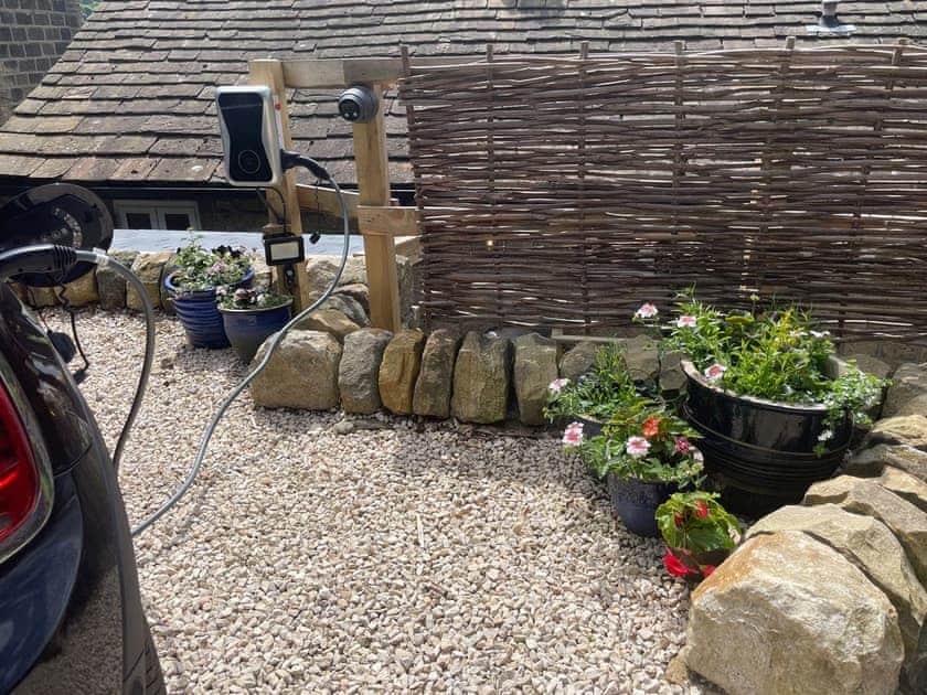 Electric car charging point | Hob Cote, Midgehole, Hebden Bridge