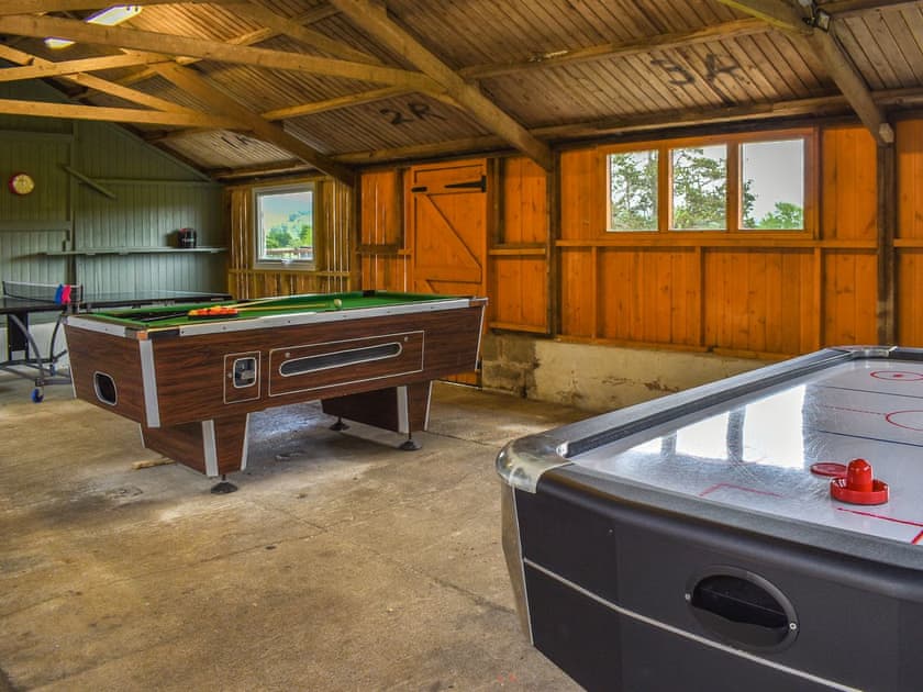 Games room | Bryn Melyn - Rhyd Uchaf Cottages, Rhyduchaf, near Bala