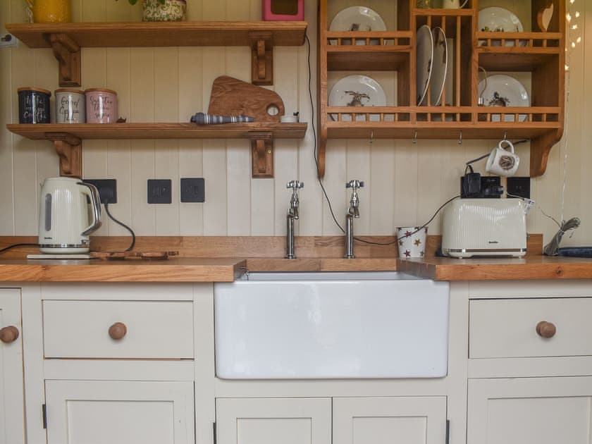 Kitchen area | Shepards Hut, Frampton-on-Severn