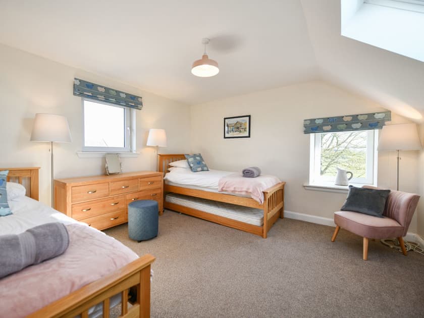 Family bedroom | High Kirkland Holiday Cottages: Heron View - High Kirkland Holiday Cottages, Kirkcudbright