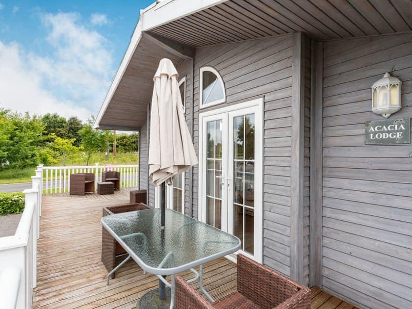 Terrace | Acacia Lodge, Mercia Marina, Willington