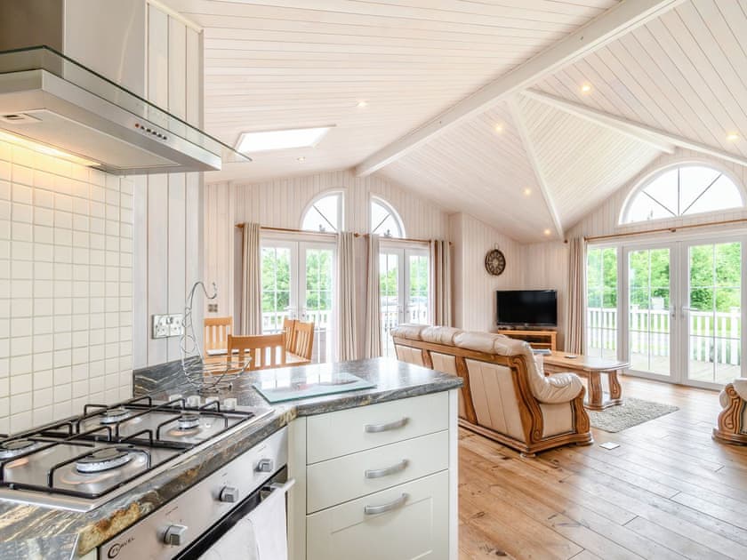 Open plan living space | Acacia Lodge, Mercia Marina, Willington
