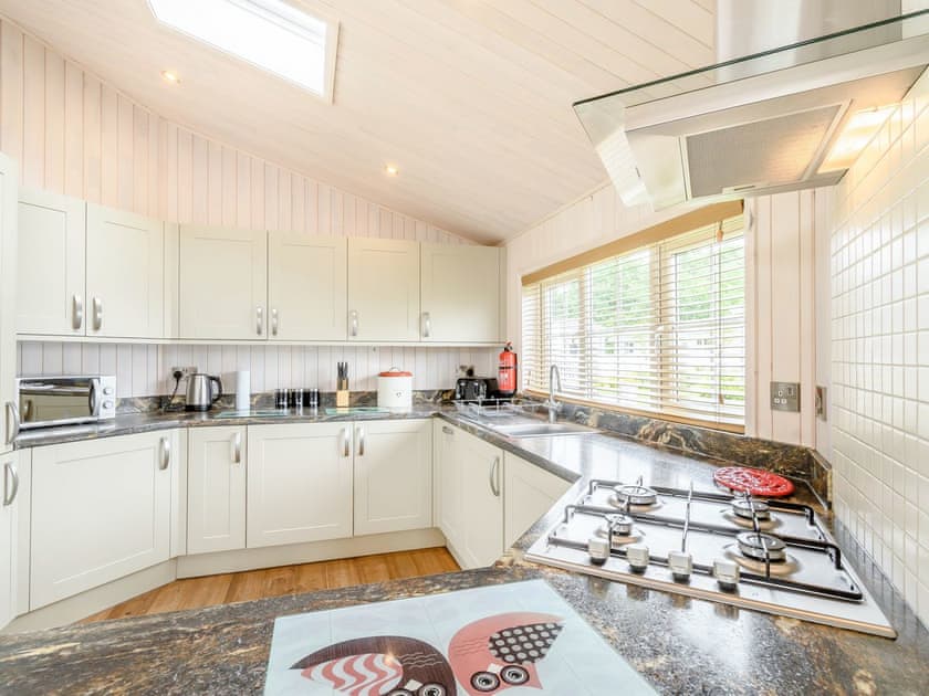 Kitchen area | Acacia Lodge, Mercia Marina, Willington