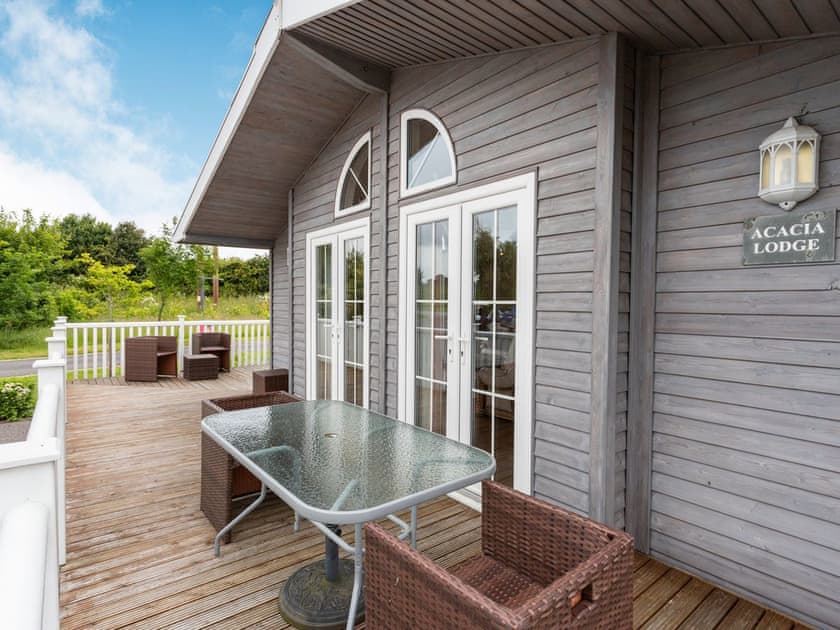 Terrace | Acacia Lodge, Mercia Marina, Willington