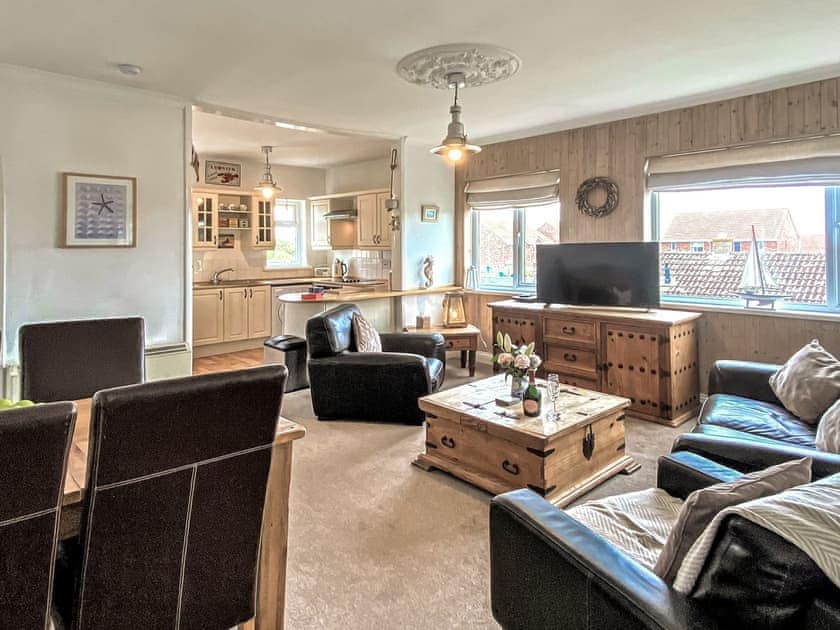 Open plan living space | Castle View, Beadnell