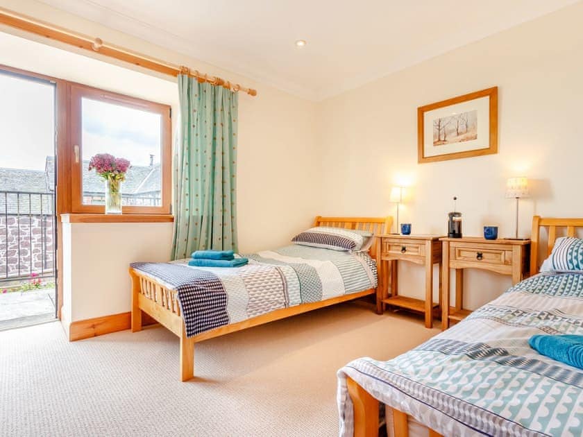 Twin bedroom | The Steading Cottage, Glenfarg