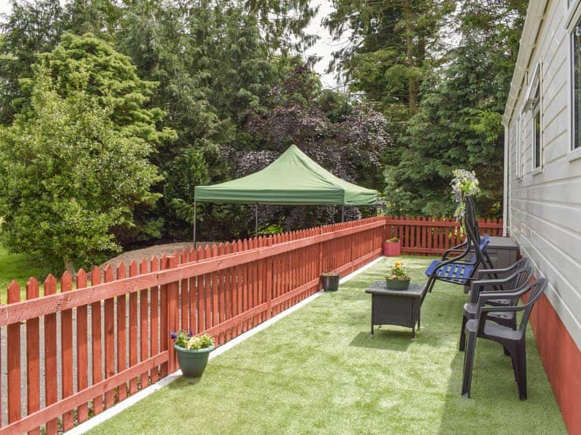 Outdoor area | Tranquillity Lodge, Ayr