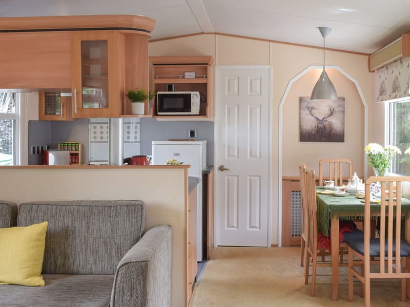 Open plan living space | Tranquillity Lodge, Ayr