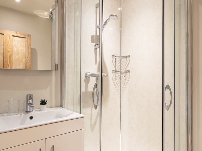 Shower room | Toad Hall - Libbear Barton, Shebbear, near Bude
