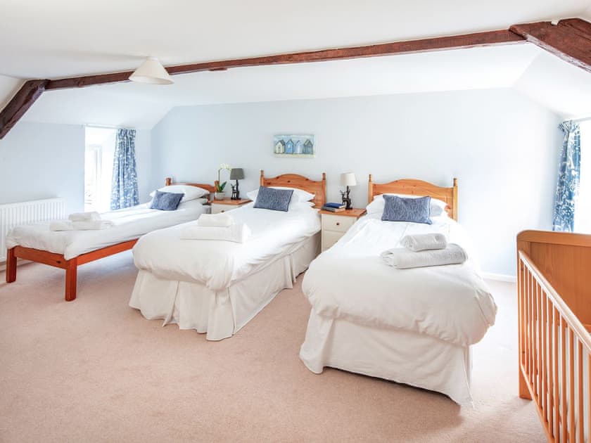 Triple bedroom | Badger’s House - Libbear Barton, Shebbear, near Bude