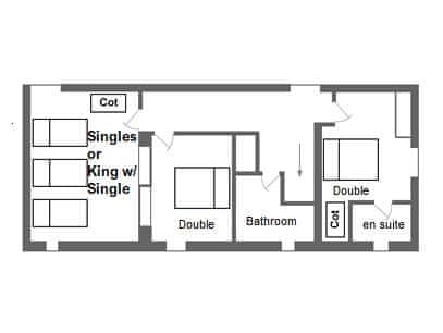 Floor plan | Badger’s House - Libbear Barton, Shebbear, near Bude