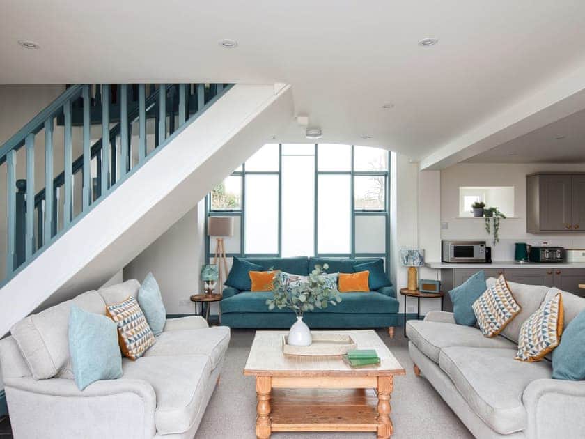 Living area | Otter’s Den - Libbear Barton, Shebbear, near Bude