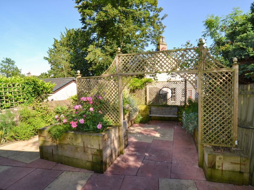 Charming secluded sessory garden | The Moat House, Annan