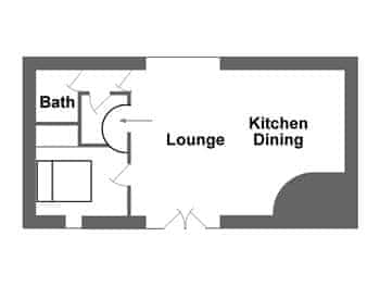 Floor plan | Otter’s Den - Libbear Barton, Shebbear, near Bude