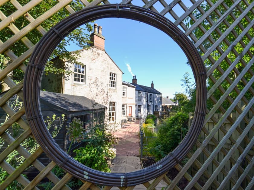 View from the sensory garden | The Moat House, Annan