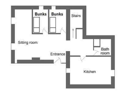 Floor plan | Mole End - Libbear Barton, Shebbear, near Bude