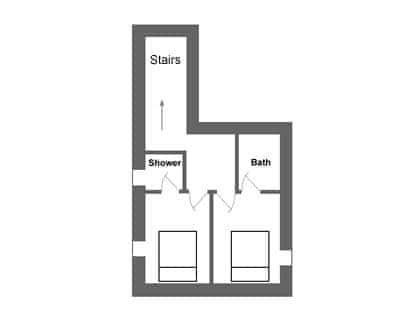 Floor plan | Mole End - Libbear Barton, Shebbear, near Bude