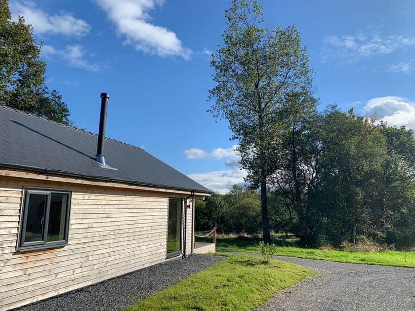 Outdoor area | Cadno - Glanyrafon Lodges, Cwrt Newydd, near Llandysul