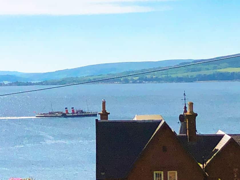 The Waverley paddle steamer going up the River Clyde | The Coach House, Skelmorlie