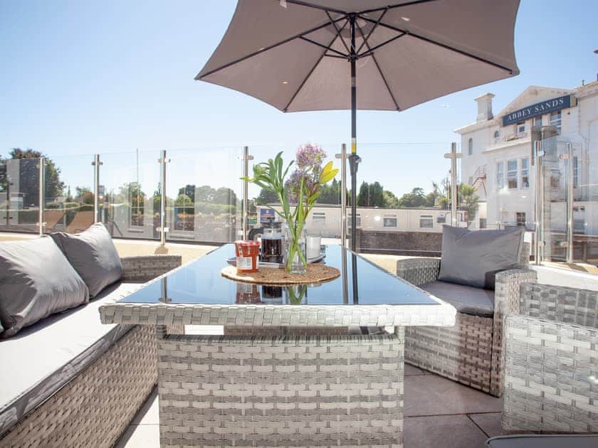 Outdoor area | Belgrave Sands Apartment 2, Torquay