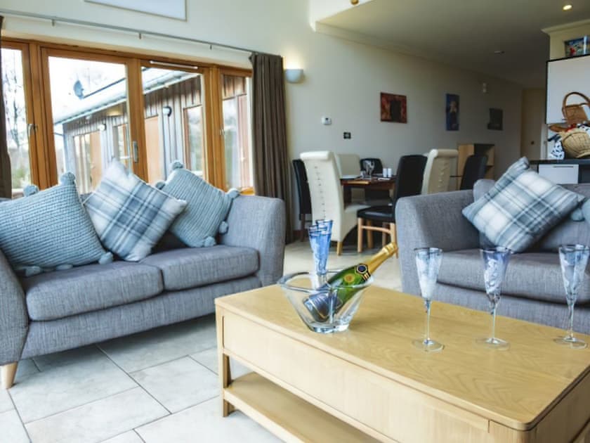Open plan living space | Garioch Lodge - Clovenstone Lodges, Inverurie