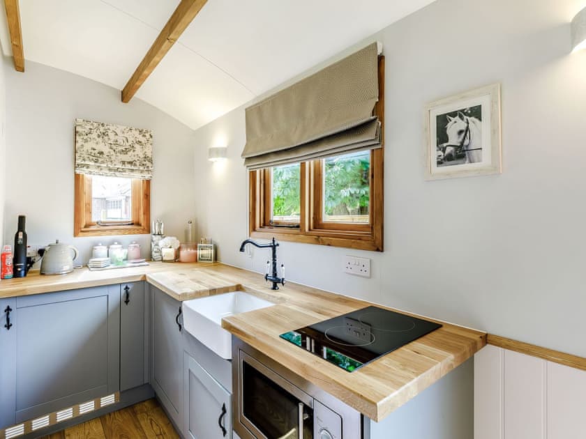 Kitchen area | Walcot Hall Yurts- Snow Drop Hut - Walcot Hall Yurts, Alkborough, near Scunthorpe