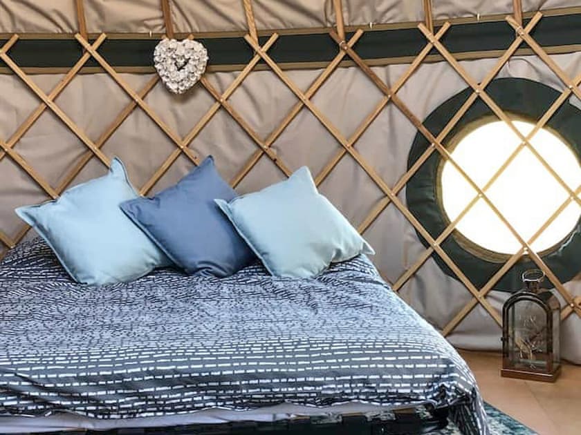 Sofa bed | Lake View Yurts, Warminster