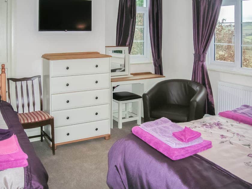 Family bedroom | Bevan House, Hundred House, near Builth Wells