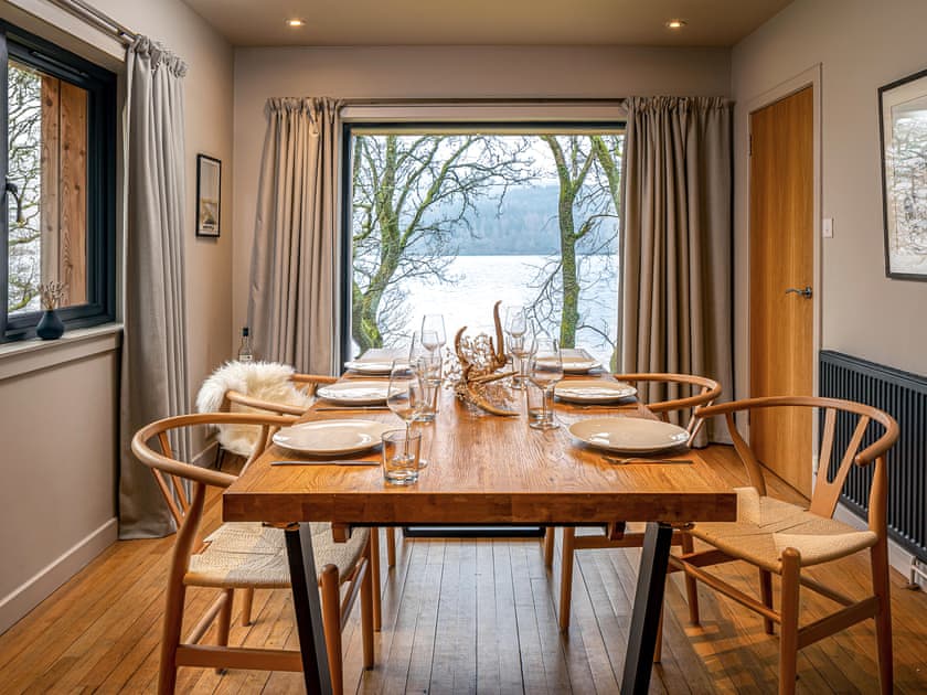 Light and airy dining area | Carsaig, Brig o’Turk, near Callander