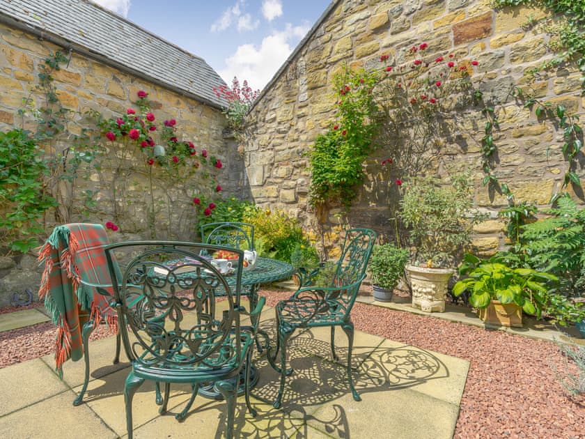 Outdoor area | Harry’s Den, Alnwick