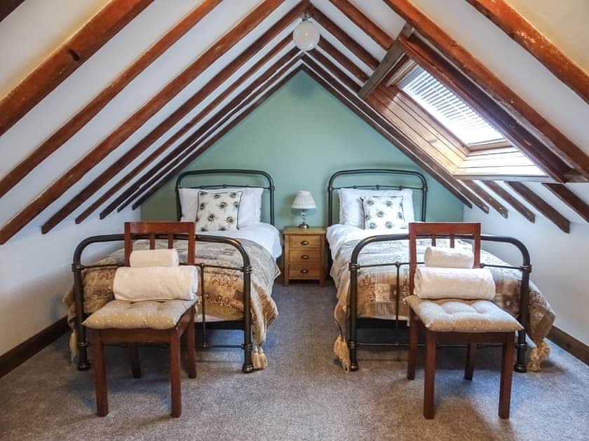 Twin bedroom | Horsepark Cottage, Gatehouse of Fleet