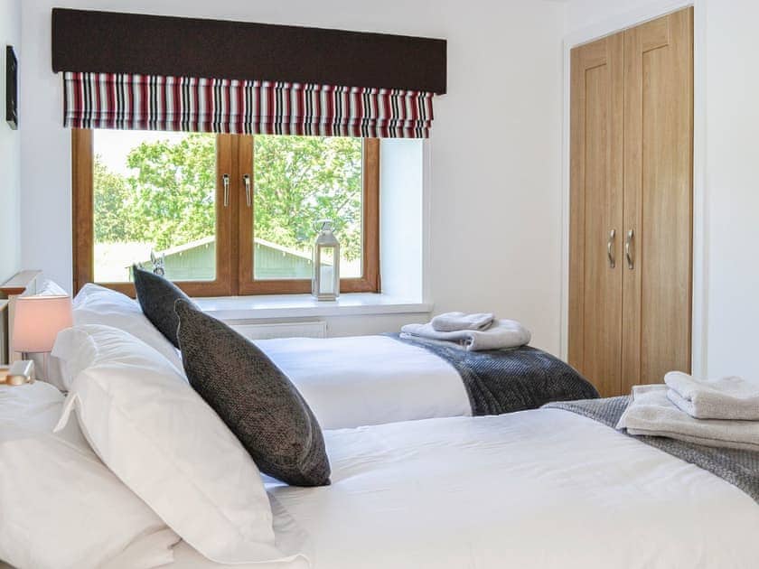 Twin bedroom | The Byre @ Camp Douglas, Castle Douglas