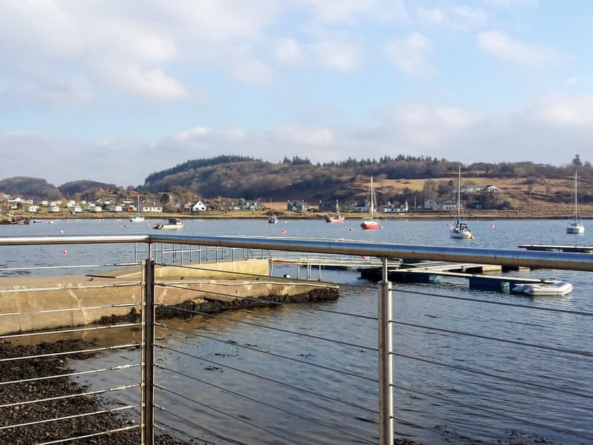 Tayvallich Bay from Coffee shop | Ar Deireadh, Tayvallich