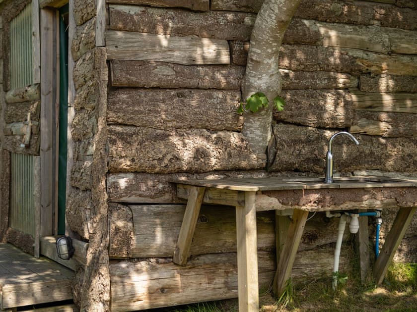 Outdoor area | Gwdihw - Tregoes Pods and Domes, Fishguard