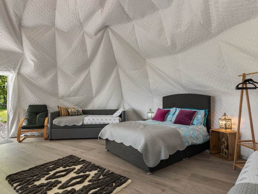 Living area | Aderyn - Tregoes Pods and Domes, Fishguard
