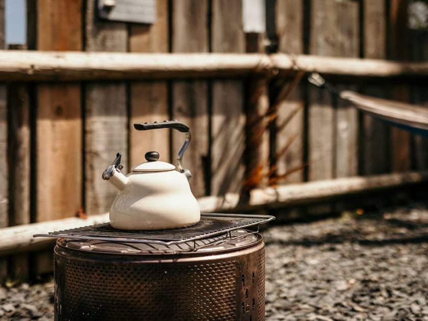 Outdoor area | Y Caban - Tregoes Pods and Domes, Fishguard