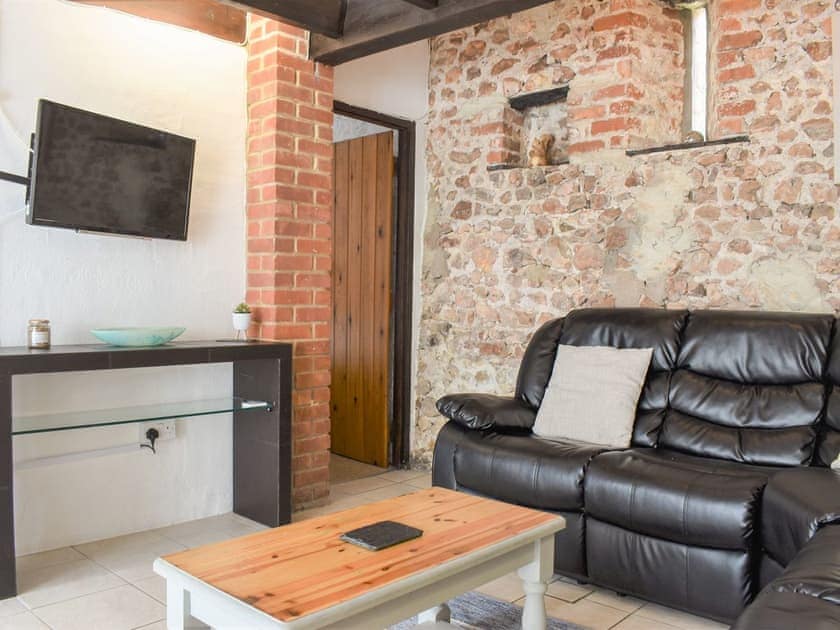 Living area | Squirrels Drey - Berehayes Holiday Cottages, Whitchurch Canonicorum